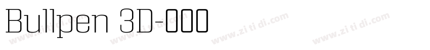 Bullpen 3D字体转换